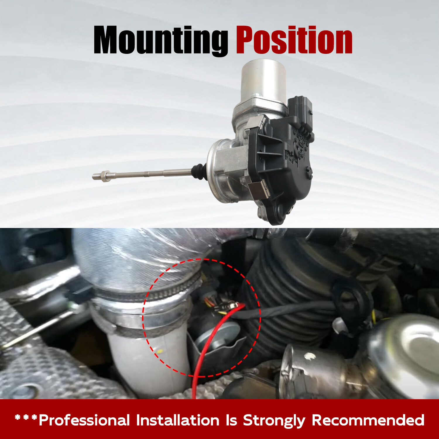 New Turbo Electric Actuator for Audi A3 VW Golf Atlas Jetta Arteon 06K145874N US