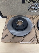 TRQ Front Disc Brake Rotor Pair Set for 2004-2006 Scion xA / 2004-2006 Scion xB/Models with 10.04 Inch 255mm Diameter Rotors Only