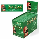 Zig-Zag Rolling Papers Green Pack of 100 Booklets Regular Size