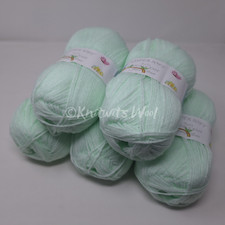 Job Lot James C Brett Baby DK Yarn, 500g - Mint Green BB1 *FREE POSTAGE*