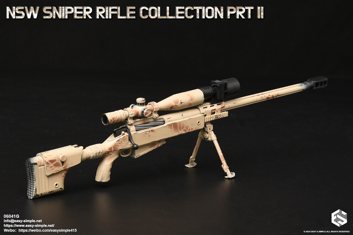 Easy&Simple ES 06041 1/6 Scale NSW Sniper Rifle Set Collection