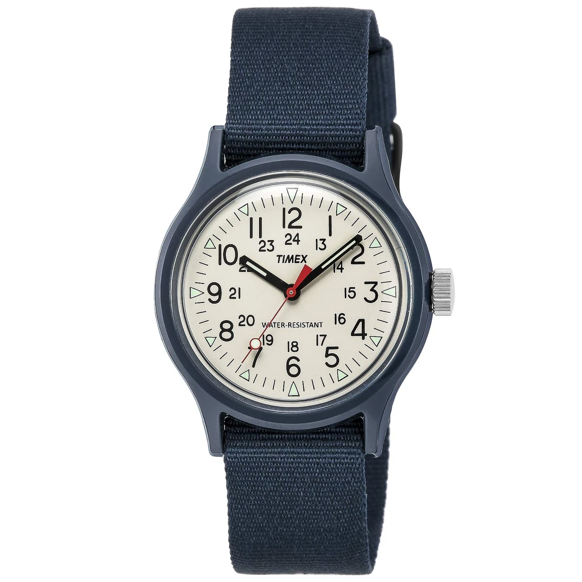 Timex Watch Original Camper Resin Polycarbonate TW2U84200 navy | eBay