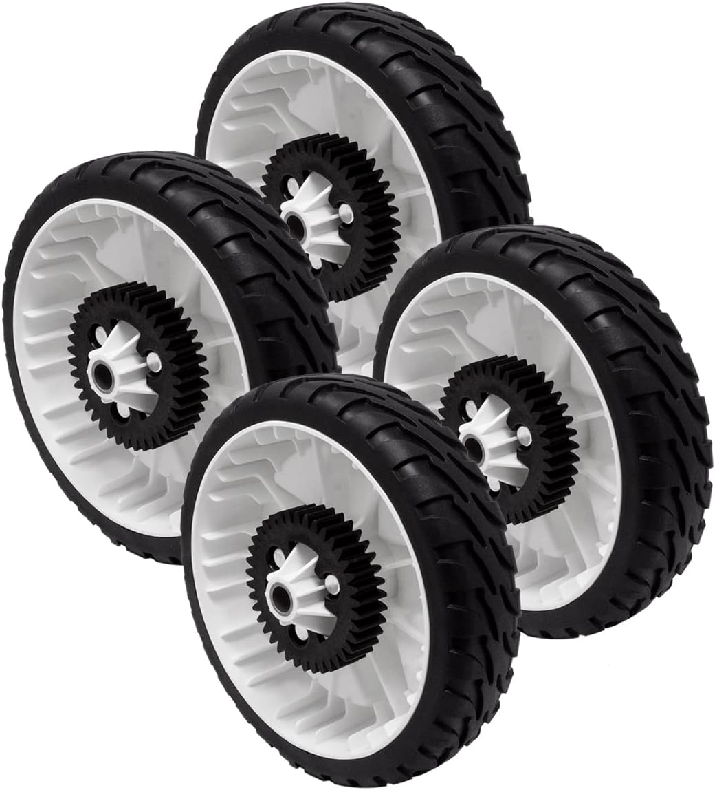 4PK 8-Inch Drive Gear Wheel Assembly for Toro 22-Inch Recycler 115-4695 138-3216