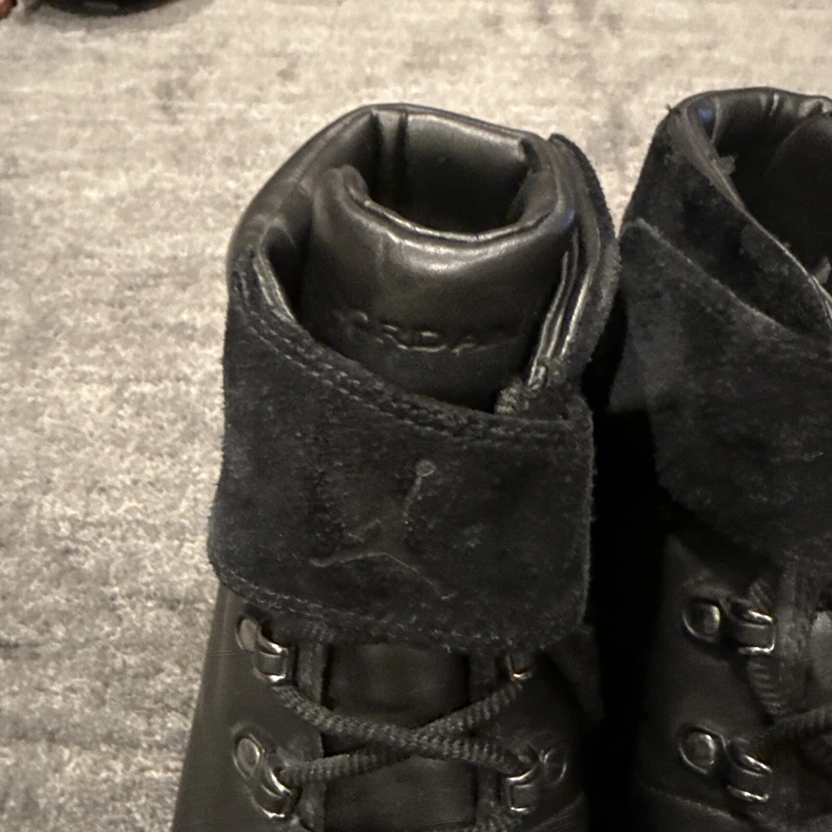 Bota Air Jordan Boss Negra Para Hombre Talla 8 20 Aniversario Rara IOB 2005 Sin Caja