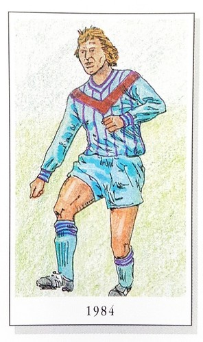 Retro Fußballverein Trikots Bilder im klaren Kühlschrankmagneten - verschiedene Teams - Bild 69 von 92