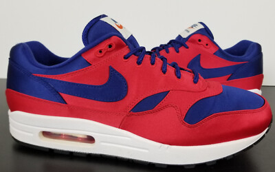 NIKE AIR MAX 1 SE SATIN PACK RED BLUE USA RUNNING SHOES AO1021-600
