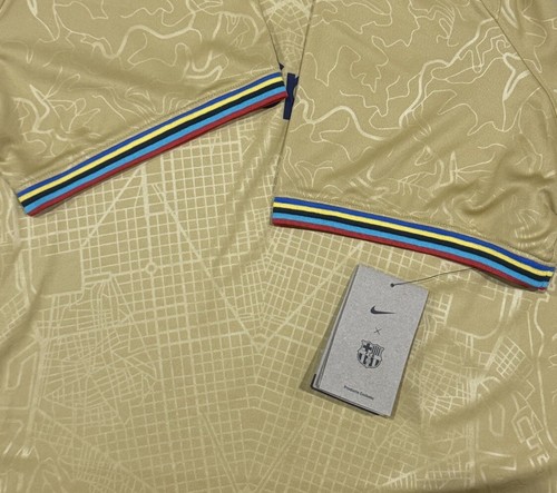 2022/23 Barcelona Away Jersey #9 Lewandowski Medium Nike Soccer with sponsor - 第 19/21 張圖片