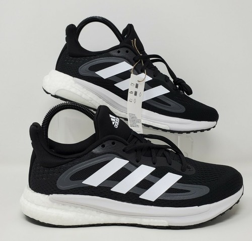 adidas Frauen SolarGlide 4 ST Laufschuhe - core black/ftwr white/grey five FY4111