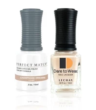 LeChat Perfect Match UV Gel + Nail Polish - PMS262 Champagne Dreams