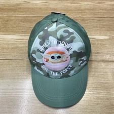 Star Wars Youth The Mandalorian Child Baby Yoda Kids Hat Adjustable Strap Back