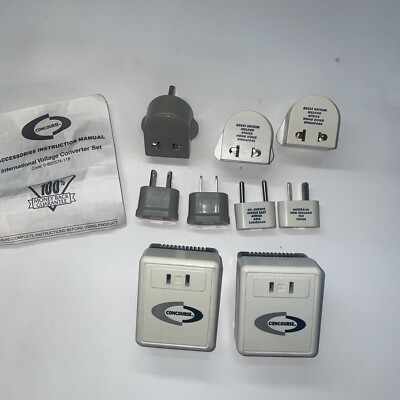 Franzus Co. Concourse International Voltage Converter Set 1600 Watt Step Down