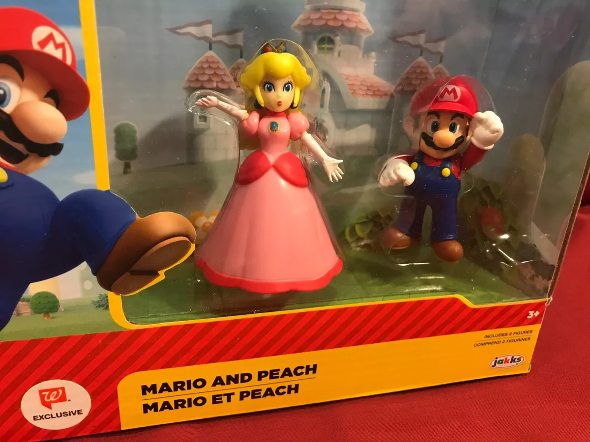 Super Mario Nintendo 4 Figure 2 Pack: Mario & Peach