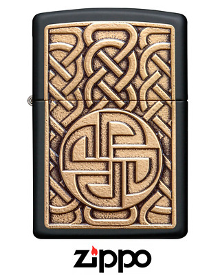 Zippo 49538 Norse Antique Brass Windproof Emblem Lighter (0043) | eBay