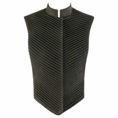 ALEXANDER McQUEEN A/W 1999  The Overlook  Chinese Armor Style Pleated Vest 