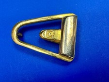 Vintage Pierre Cardin Gold Silver tone replacement belt buckle missing screws
