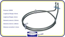 RESISTENZA SERPENTINA CIRCOLARE FORNO VENTILATO BOSCH SIEMENS NEFF 2300W