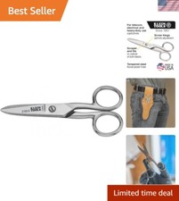 Professional Electrician Scissors with Corrosion-Resistant Nickel Plated Finish