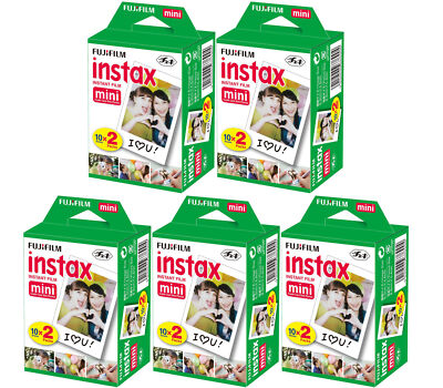 NEW Fujifilm Instax Mini Instant Film -100 SHEETS- For Fuji Mini 8 90 70 Cameras
