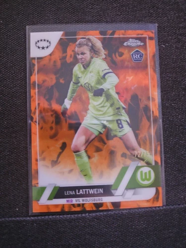 2022-23 Topps Chrome UEFA Women's Champions League Inferno 72/75 Lena Lattwein