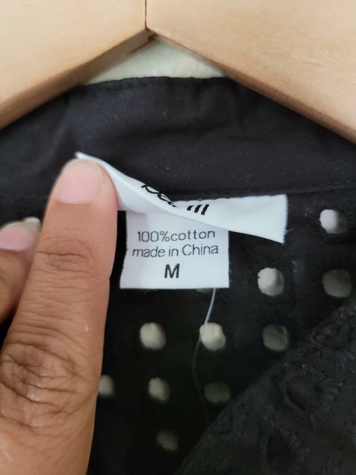 Jaqueta de crochê preta Bar III tamanho médio - Imagem 4 de 4