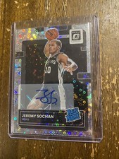 2022-23 Donruss Optic Jeremy Sochan Rated Rookie Fast Break Disco Auto #236