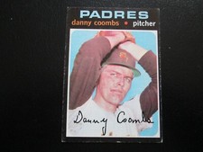 DANNY COOMBS 1971 TOPPS BASEBALL CARD # 126