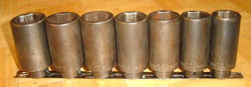 MAC TOOLS 7 PIEZAS 1/2 UNIDAD SAE. JUEGO DE ZÓCALO DE 6 PUNTOS DE IMPACTO PROFUNDO 1-1/16 A 1-7/16 - Imagen 4 de 12