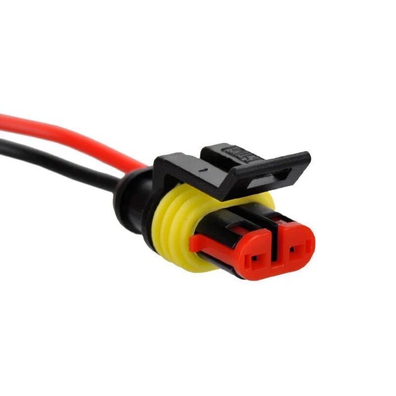 Kit de 10 terminales de enchufe conector de cable eléctrico impermeable sellado de 2 pines Foto 3 de 4