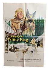 Challenge to White Fang ORIGINAL 1975 1 SHEET MOVIE POSTER 27 x 41"