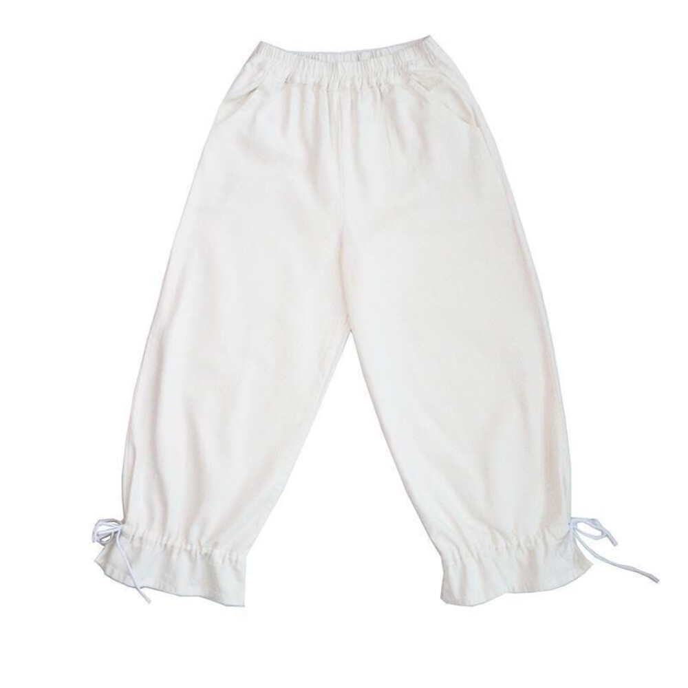 Pantalones japoneses Mori niña recortada pierna ancha Bloomers pantalones Lolita mujer eBay