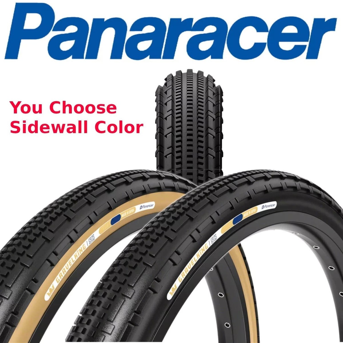 Panaracer Gravelking SK 700x28 Folding Clincher Gravel Bike Tire