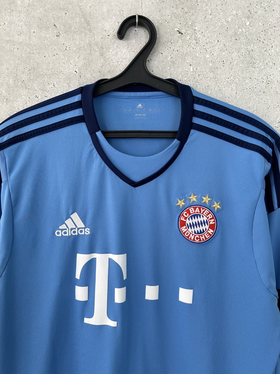 BAYERN MUNICH 2015 2016 GOALKEEPER FOOTBALL SHIRT ADIDAS NEUER