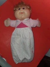 Cabbage Patch Kids Baby 2004 Play Along PA-19 Blonde Lavender Eyes Cries 