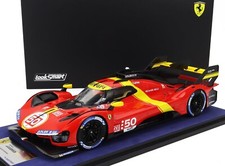 Looksmart FERRARI 499P 3.0L TURBO V6 LAUNCH VERSION 2023  with showcase 1/18 New