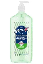Germ-X Advanced Hand Sanitizer with Aloe and Vitamin E, Non-Drying Moisturizing