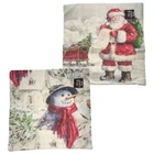 Christmas 44cm Woven Cushion Cover - Choose Design