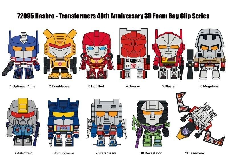 Transformers Megatron Monogram 3D Foam - Keychain / Bag Clip Transformers Megatron Monogram 3D Foam - Keychain / Bag Clip