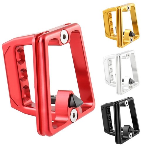 Para Brompton Bicicleta Bloque Portador Delantero Marco Bicicleta Adaptador Montaje Frontal 3 Orificios - Imagen 10 de 29
