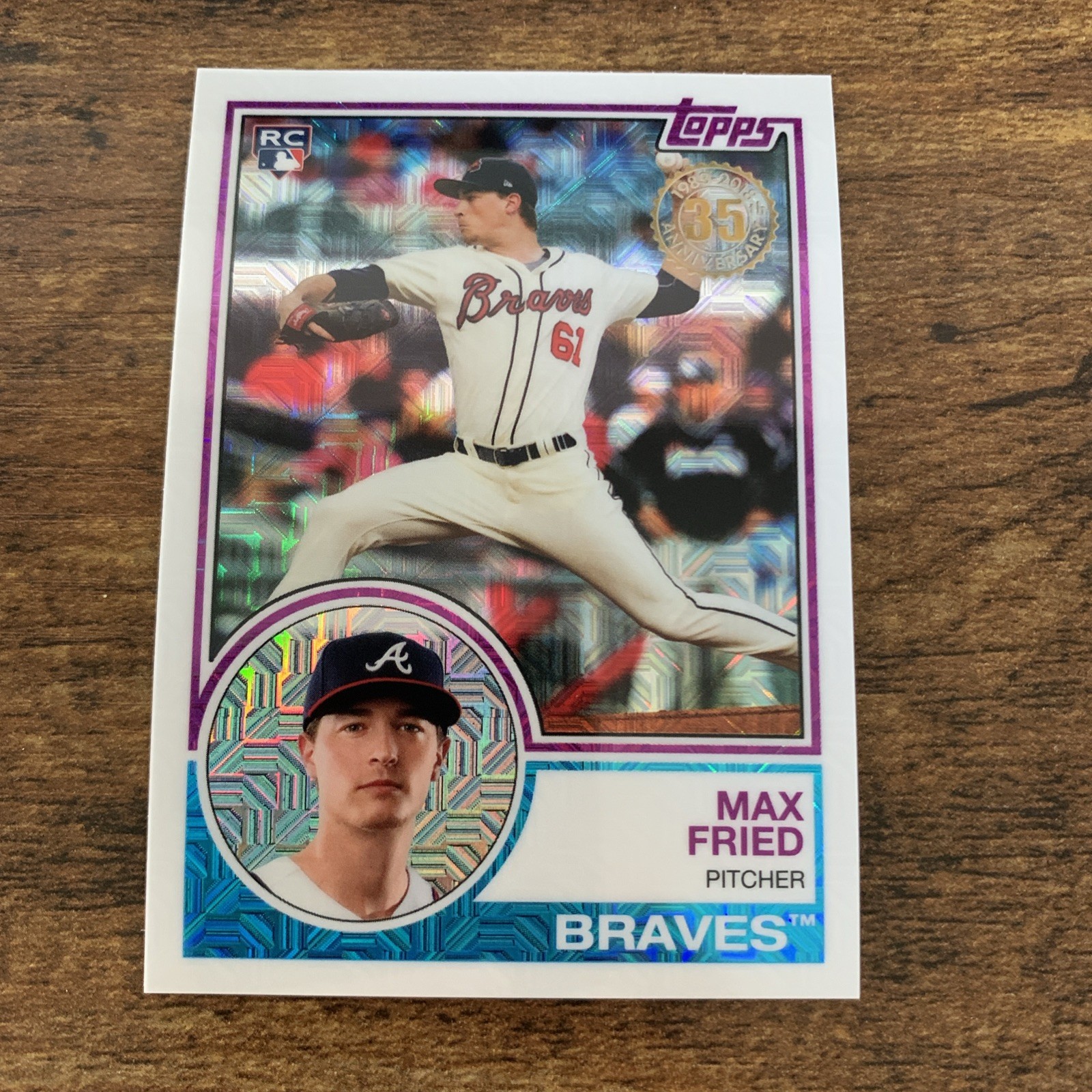2018 Topps Silver Pack 1983 Topps Max Fried Rookie RC