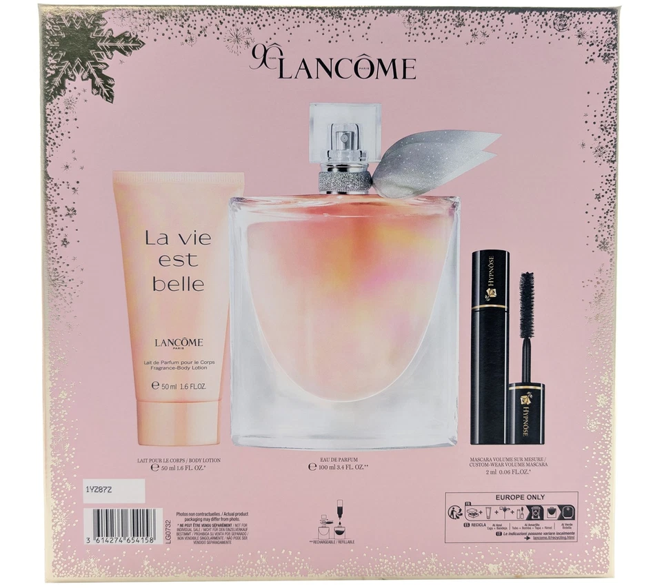 Lancome LA VIE EST BELLE 1 x Geschenkset = 1 x 100ml EdP + Bodylotion + Mascara - Bild 3 von 3