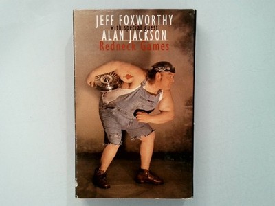 Jeff Foxworthy Redneck Games Cassette 1997 Warner Bros. Alan Jackson Guest
