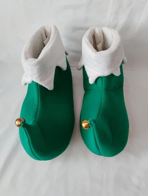 EUC TARGET Green Elf Slippers Adult Size L 9-10 - Image 1 of 4