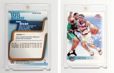 RARE SSP /10 DECADE EDITION PARALLEL 2003-04 Fleer Focus JUAN DIXON WIZARDS NBA