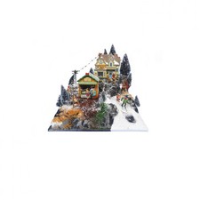 My Village Mini Ski Run – 39 x 38cm Christmas Village Accessory Lemax Dept 56