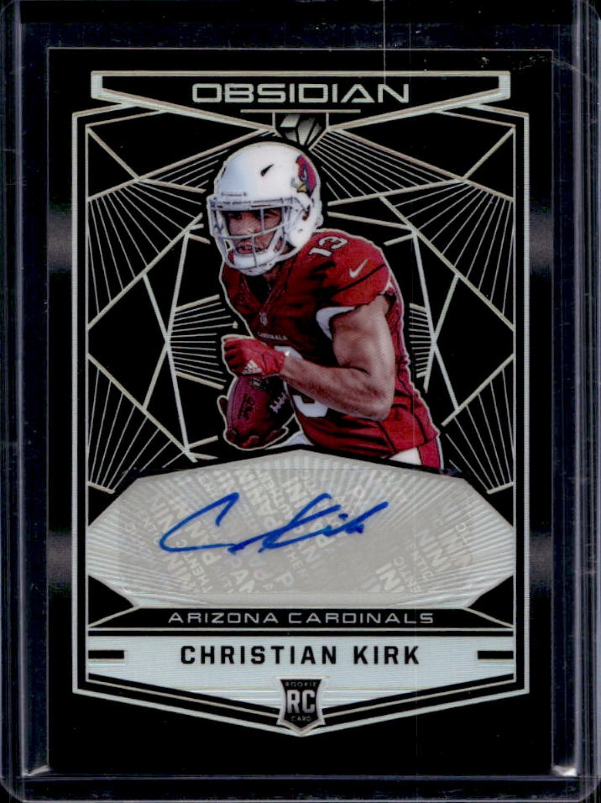 Christian Kirk Panini Obsidian Rookie Autographs #RKACK Base