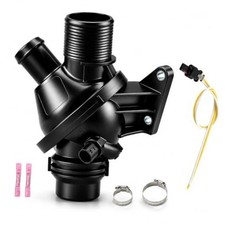 Engine Coolant Thermostat Housing Assembly Compatible with BMW X1 X3 X4 X5 Z4