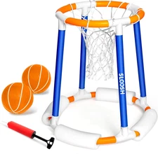 Pool Basketball Hoop Toys, Floating Basketball Pool Game, Swimming Floats Toys w