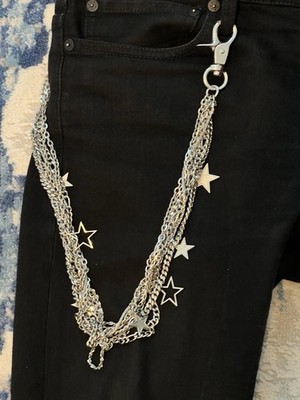 HYSTERIC GLAMOUR Wallet Chain〝Vintage〟 Vintage Hysteric Glamour Silver Multiple Wallet Chain | eBay