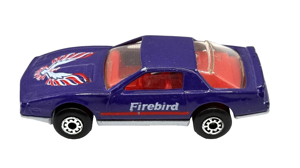 RARE MINT MATCHBOX Color Changer Pontiac Firebird SE Purple VTG - Image 4 of 4