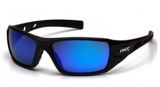 Pyramex - Velar SB10465D Safety Glasses Blk Frame Ice Blue Mirror Lens Qty. 12